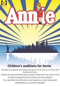 annie children auditions